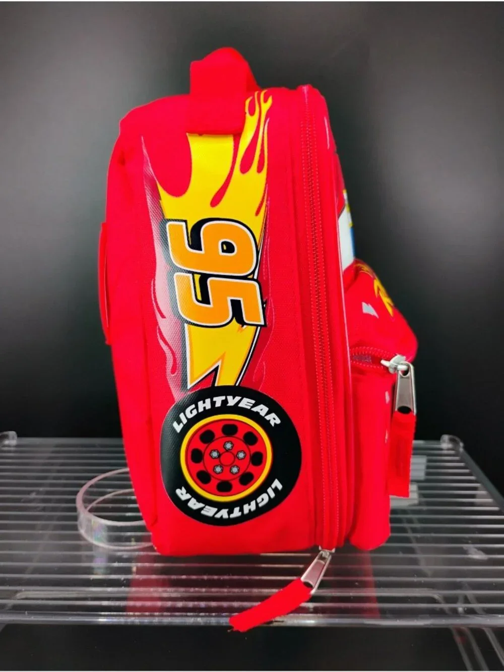 Disney Cars Lightning McQueen Rust-Eze Insulated Lunch Bag With Zipper